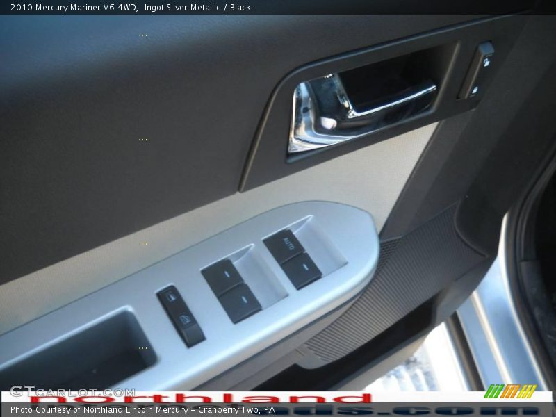 Ingot Silver Metallic / Black 2010 Mercury Mariner V6 4WD