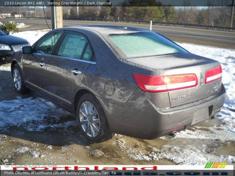 Sterling Gray Metallic / Dark Charcoal 2010 Lincoln MKZ AWD