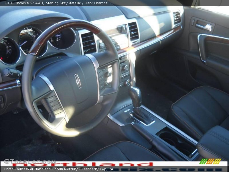 Sterling Gray Metallic / Dark Charcoal 2010 Lincoln MKZ AWD