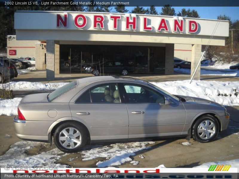Light Parchment Gold Metallic / Medium Parchment 2002 Lincoln LS V8