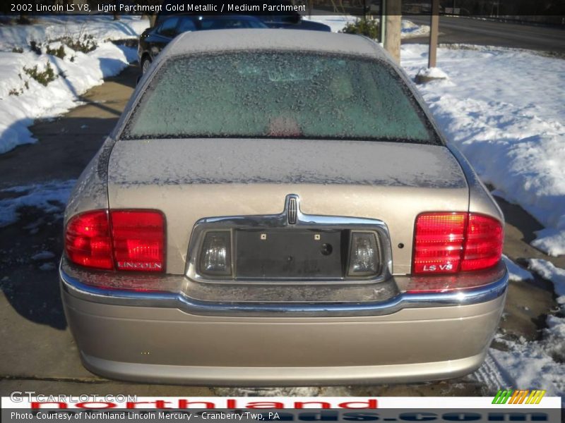 Light Parchment Gold Metallic / Medium Parchment 2002 Lincoln LS V8
