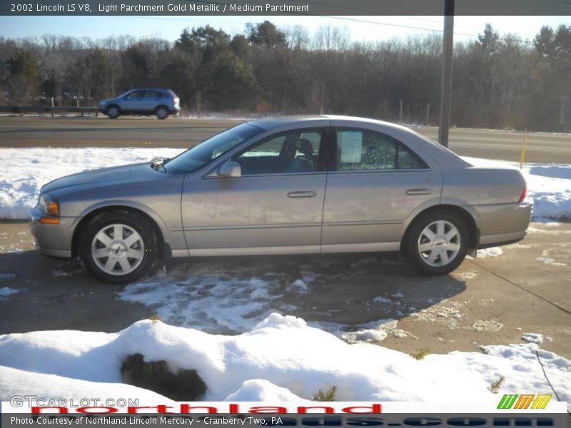 Light Parchment Gold Metallic / Medium Parchment 2002 Lincoln LS V8