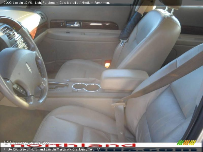 Light Parchment Gold Metallic / Medium Parchment 2002 Lincoln LS V8