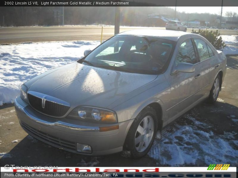 Light Parchment Gold Metallic / Medium Parchment 2002 Lincoln LS V8