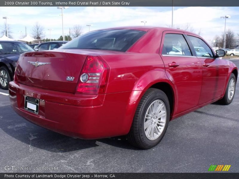 Inferno Red Crystal Pearl / Dark Slate Gray 2009 Chrysler 300 Touring