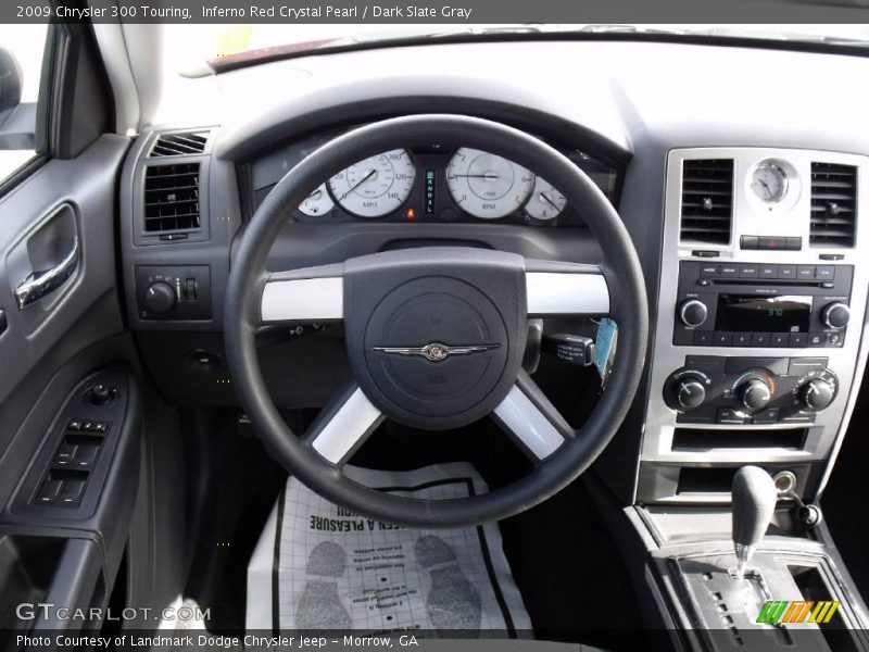 Inferno Red Crystal Pearl / Dark Slate Gray 2009 Chrysler 300 Touring