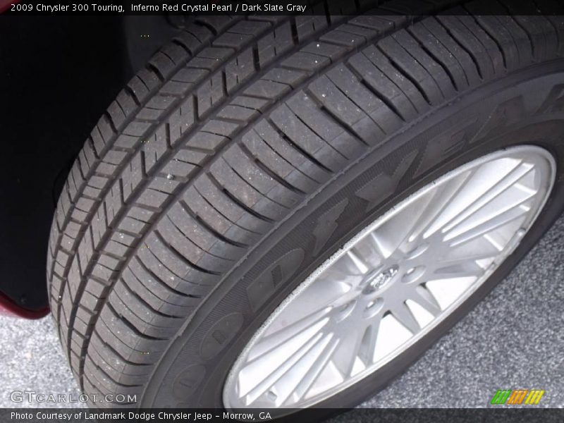 Inferno Red Crystal Pearl / Dark Slate Gray 2009 Chrysler 300 Touring