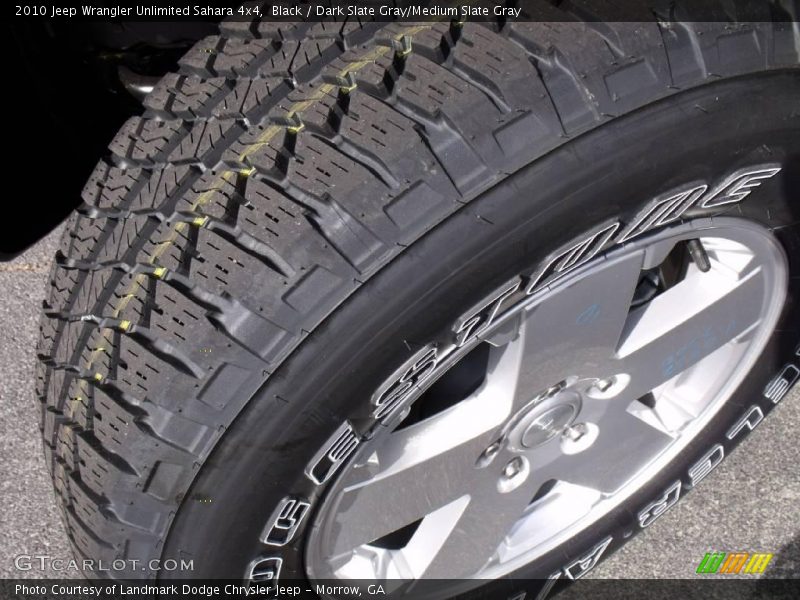 Black / Dark Slate Gray/Medium Slate Gray 2010 Jeep Wrangler Unlimited Sahara 4x4