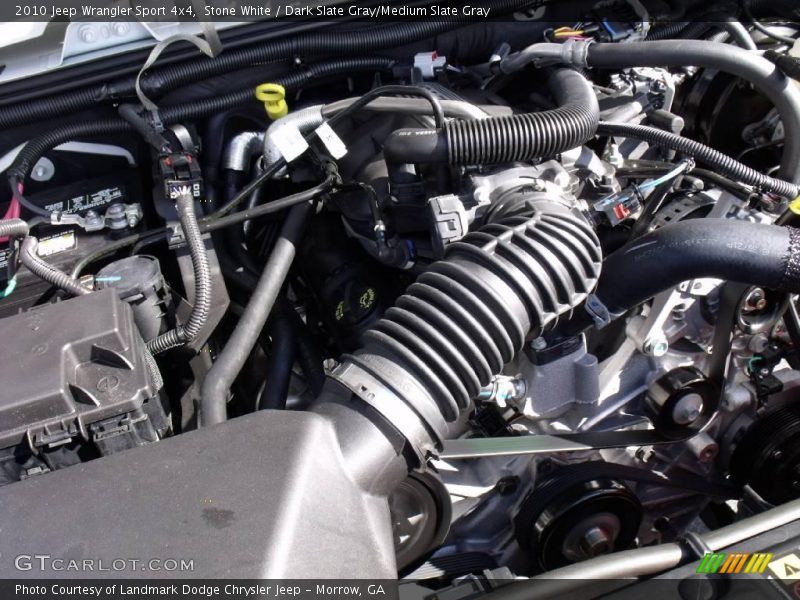 Stone White / Dark Slate Gray/Medium Slate Gray 2010 Jeep Wrangler Sport 4x4