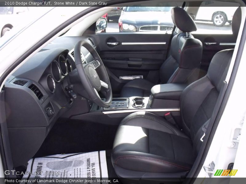 Stone White / Dark Slate Gray 2010 Dodge Charger R/T
