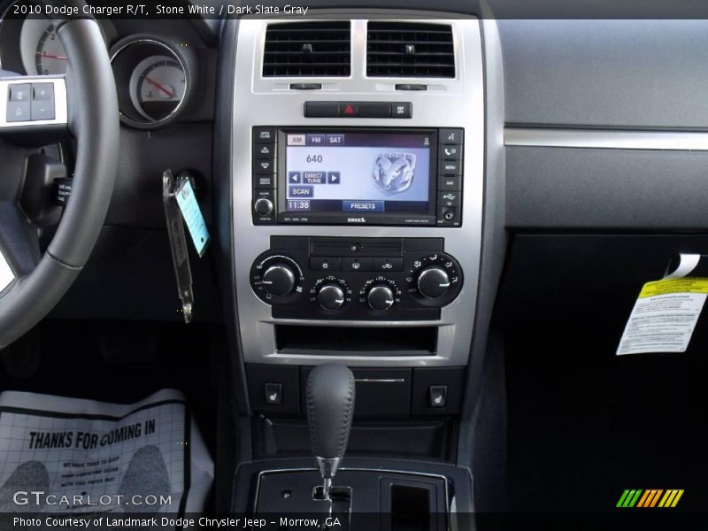 Stone White / Dark Slate Gray 2010 Dodge Charger R/T