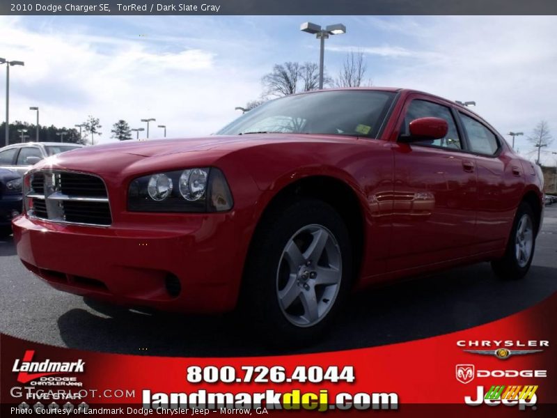 TorRed / Dark Slate Gray 2010 Dodge Charger SE