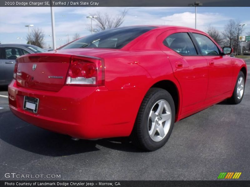 TorRed / Dark Slate Gray 2010 Dodge Charger SE
