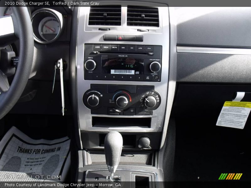 TorRed / Dark Slate Gray 2010 Dodge Charger SE