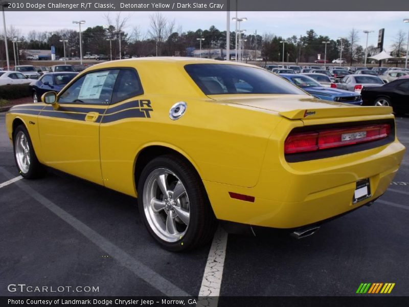 Detonator Yellow / Dark Slate Gray 2010 Dodge Challenger R/T Classic