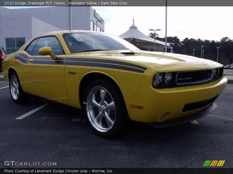 Detonator Yellow / Dark Slate Gray 2010 Dodge Challenger R/T Classic