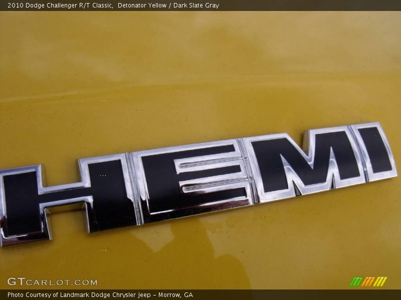 Detonator Yellow / Dark Slate Gray 2010 Dodge Challenger R/T Classic