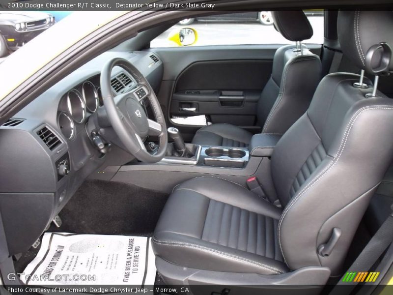 Detonator Yellow / Dark Slate Gray 2010 Dodge Challenger R/T Classic