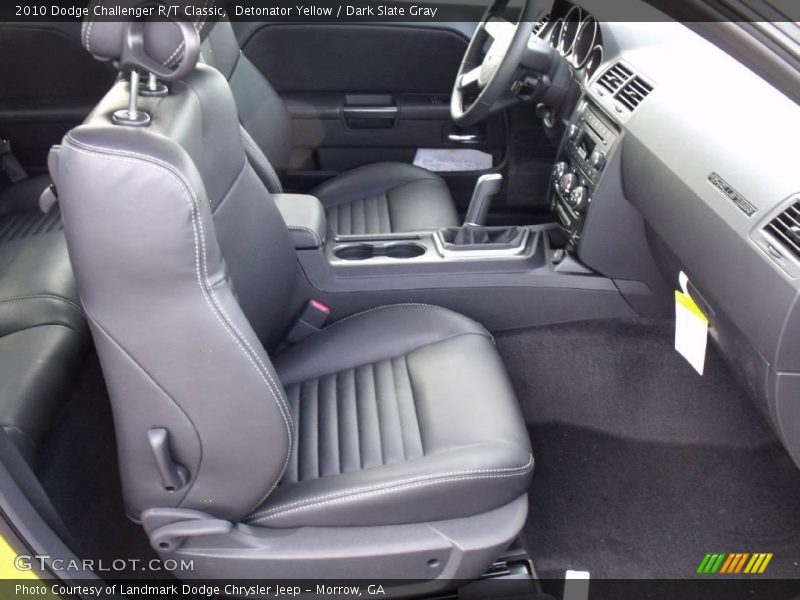 Detonator Yellow / Dark Slate Gray 2010 Dodge Challenger R/T Classic