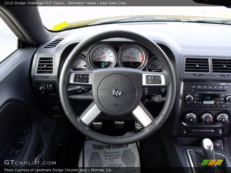 Detonator Yellow / Dark Slate Gray 2010 Dodge Challenger R/T Classic