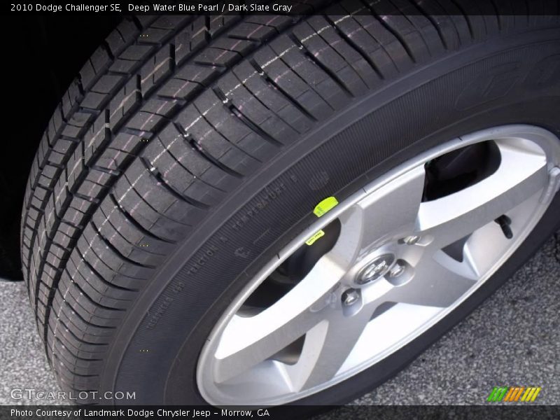 Deep Water Blue Pearl / Dark Slate Gray 2010 Dodge Challenger SE