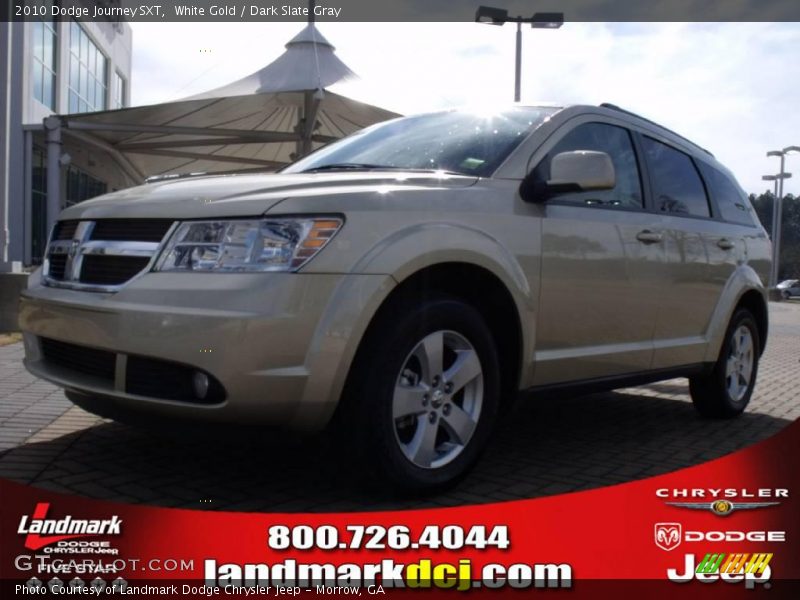 White Gold / Dark Slate Gray 2010 Dodge Journey SXT