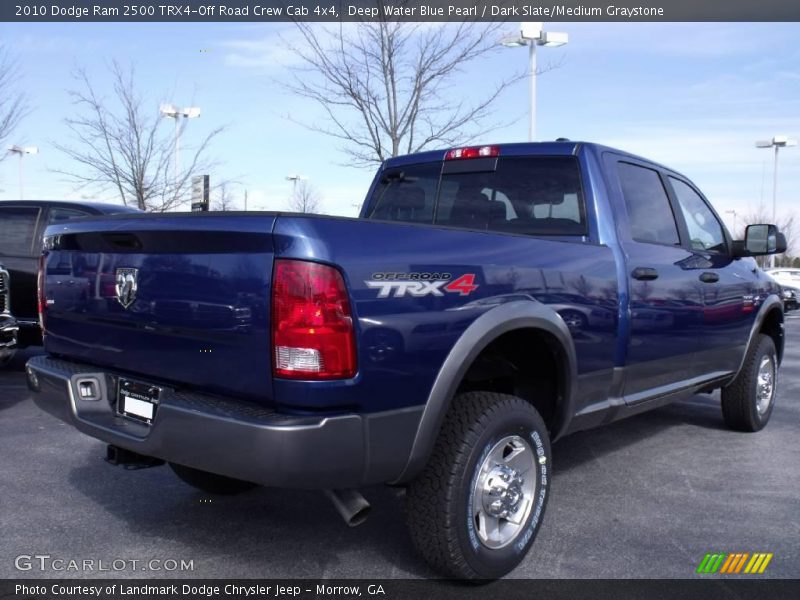 Deep Water Blue Pearl / Dark Slate/Medium Graystone 2010 Dodge Ram 2500 TRX4-Off Road Crew Cab 4x4