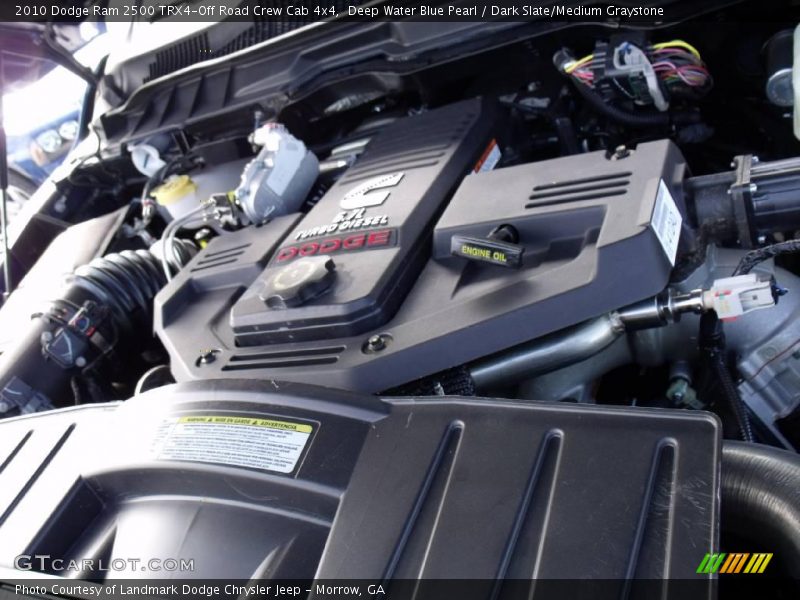 Deep Water Blue Pearl / Dark Slate/Medium Graystone 2010 Dodge Ram 2500 TRX4-Off Road Crew Cab 4x4