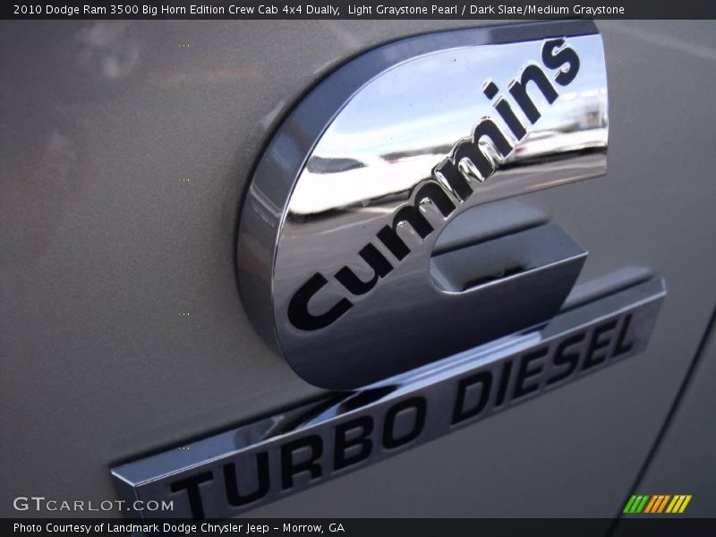 Light Graystone Pearl / Dark Slate/Medium Graystone 2010 Dodge Ram 3500 Big Horn Edition Crew Cab 4x4 Dually