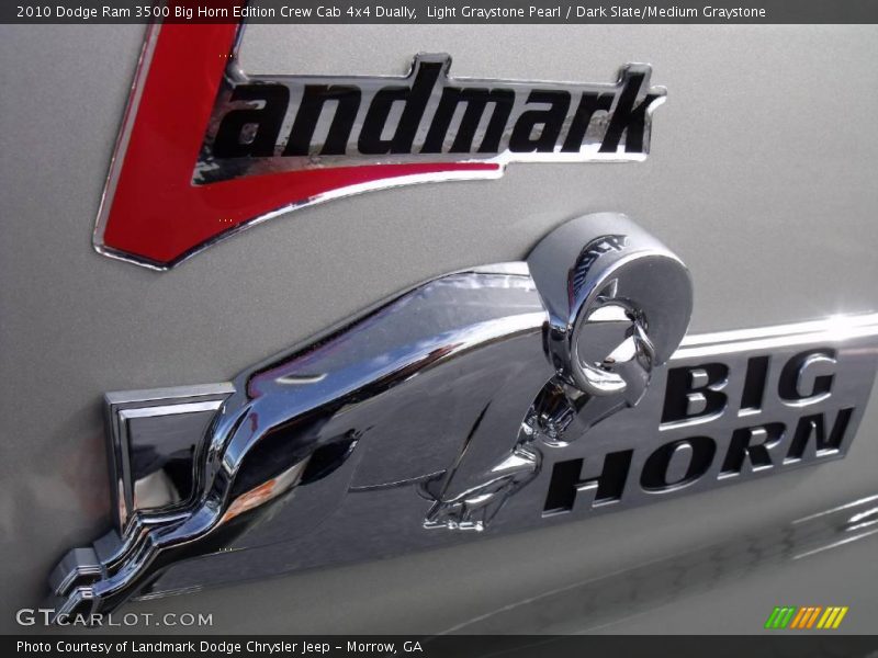 Light Graystone Pearl / Dark Slate/Medium Graystone 2010 Dodge Ram 3500 Big Horn Edition Crew Cab 4x4 Dually