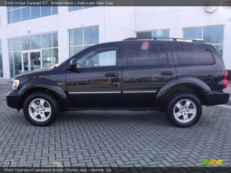 Brilliant Black / Dark/Light Slate Gray 2008 Dodge Durango SLT