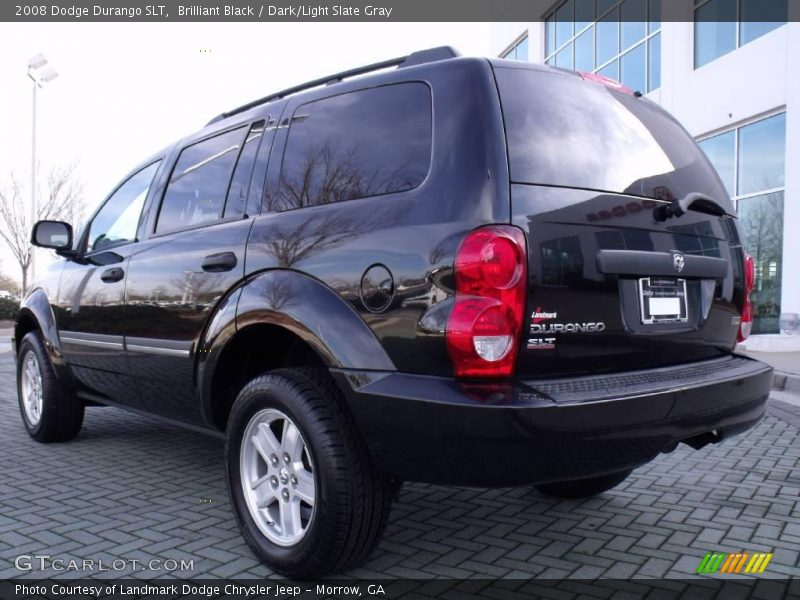 Brilliant Black / Dark/Light Slate Gray 2008 Dodge Durango SLT