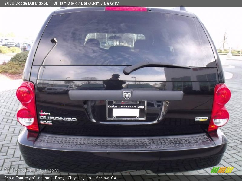 Brilliant Black / Dark/Light Slate Gray 2008 Dodge Durango SLT