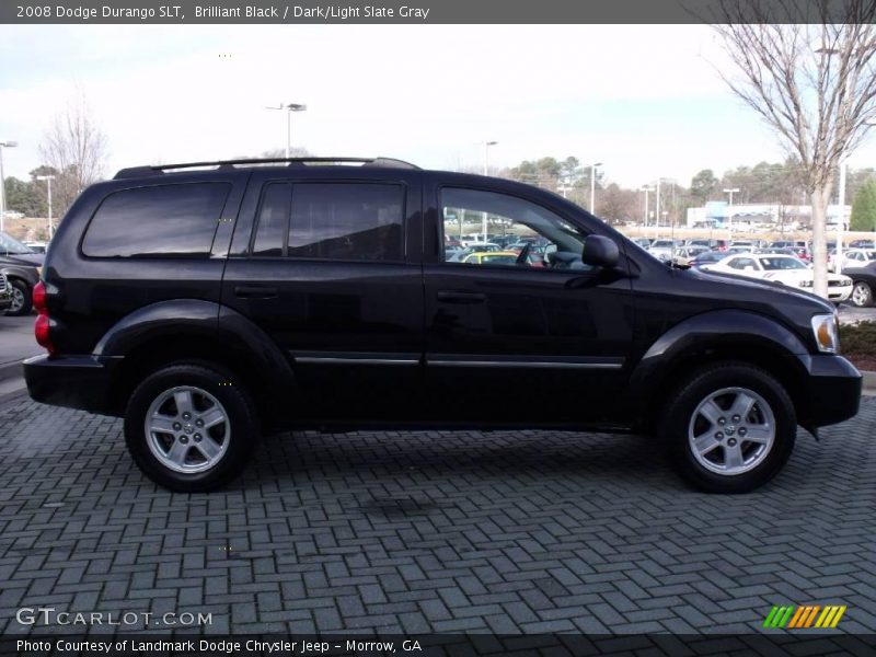 Brilliant Black / Dark/Light Slate Gray 2008 Dodge Durango SLT