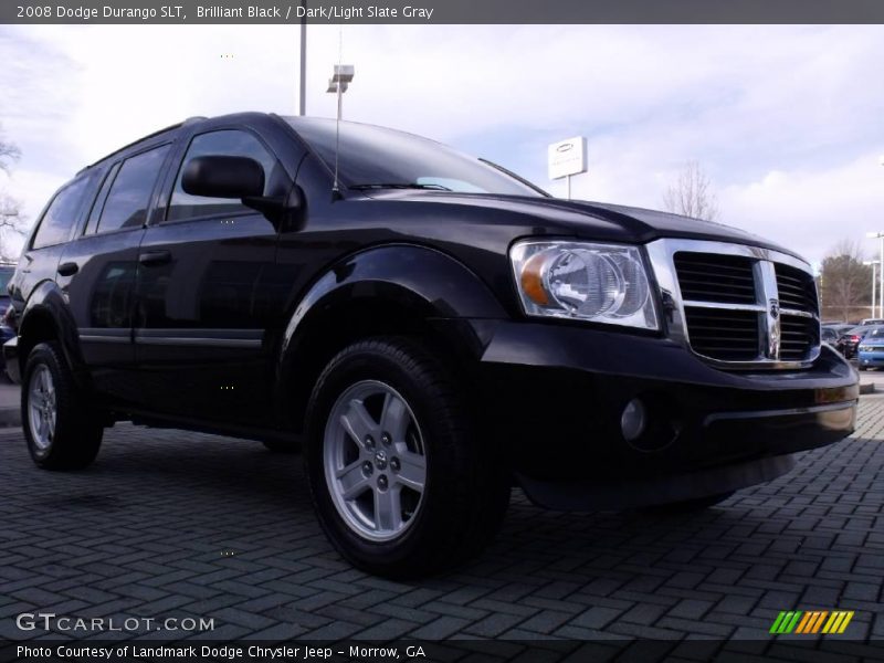 Brilliant Black / Dark/Light Slate Gray 2008 Dodge Durango SLT