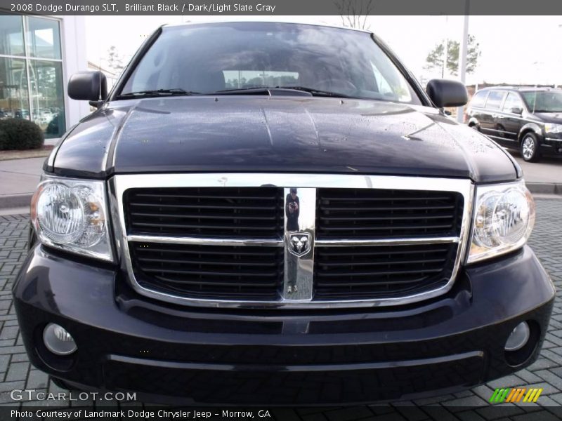 Brilliant Black / Dark/Light Slate Gray 2008 Dodge Durango SLT