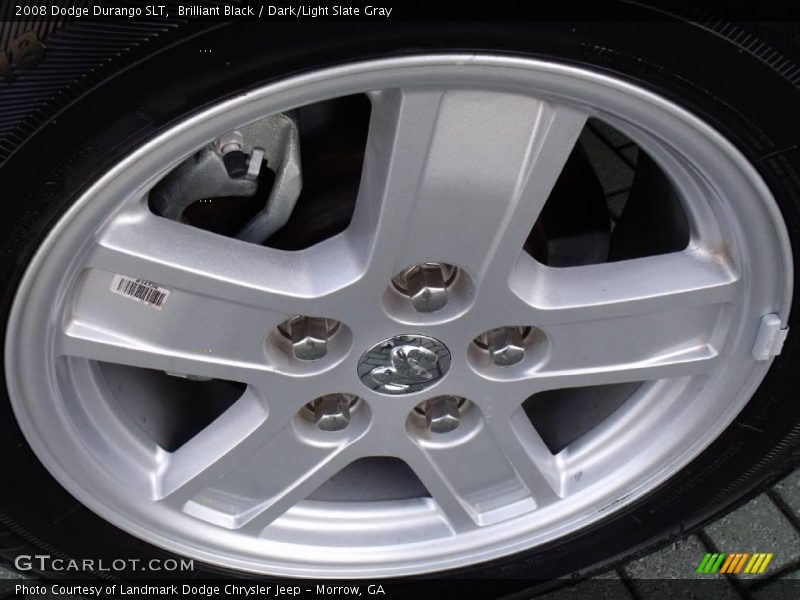 Brilliant Black / Dark/Light Slate Gray 2008 Dodge Durango SLT