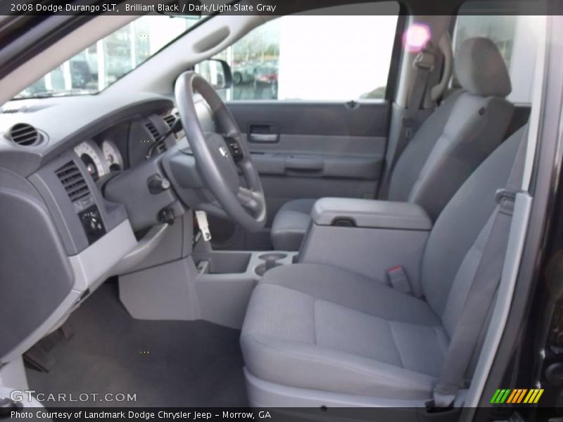 Brilliant Black / Dark/Light Slate Gray 2008 Dodge Durango SLT
