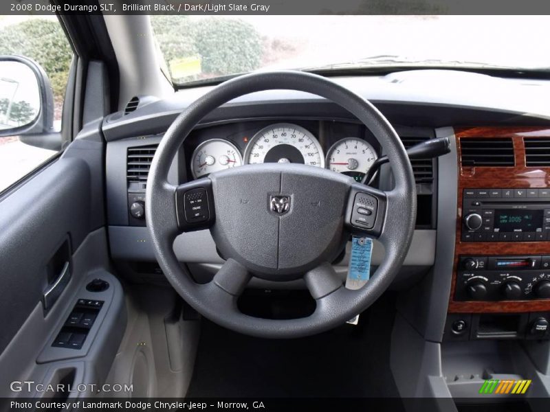 Brilliant Black / Dark/Light Slate Gray 2008 Dodge Durango SLT