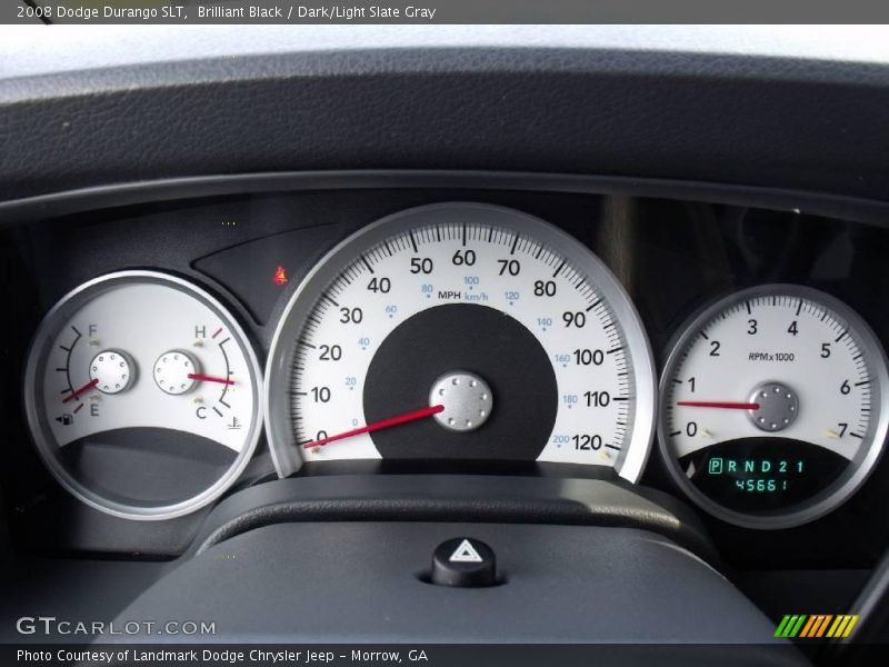 Brilliant Black / Dark/Light Slate Gray 2008 Dodge Durango SLT