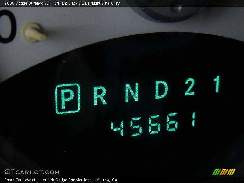 Brilliant Black / Dark/Light Slate Gray 2008 Dodge Durango SLT