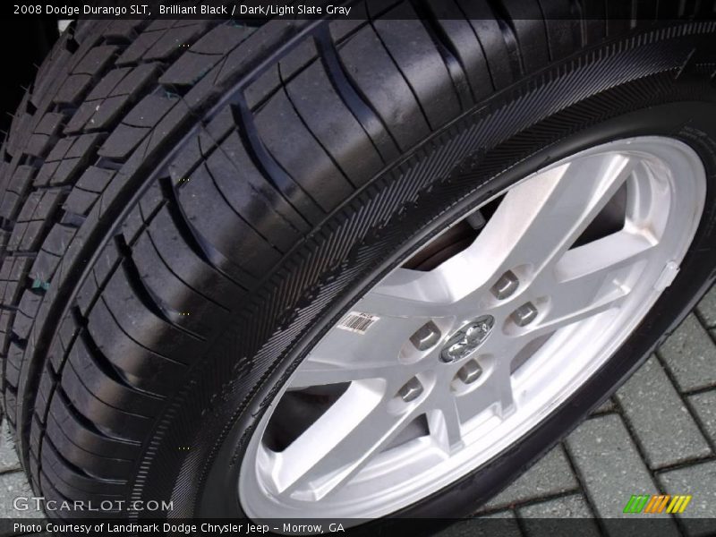 Brilliant Black / Dark/Light Slate Gray 2008 Dodge Durango SLT
