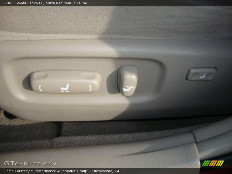 Salsa Red Pearl / Taupe 2006 Toyota Camry LE