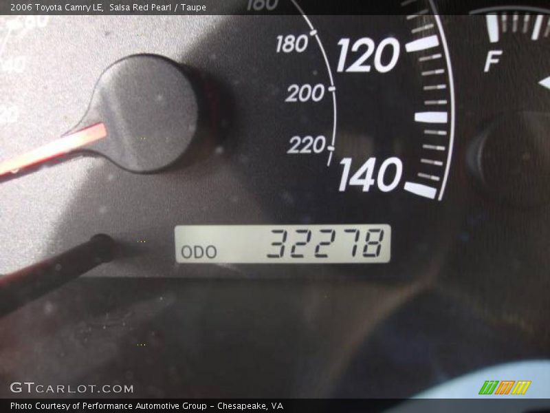 Salsa Red Pearl / Taupe 2006 Toyota Camry LE