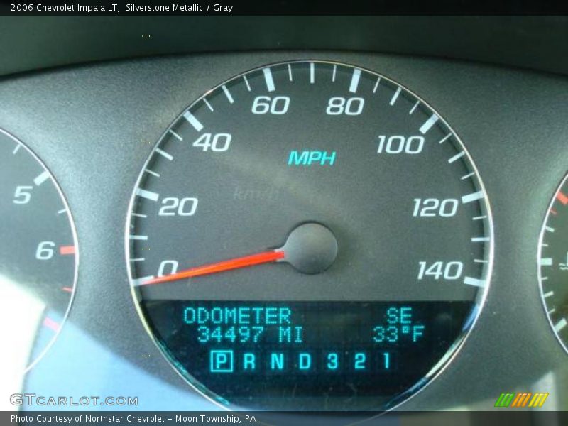 Silverstone Metallic / Gray 2006 Chevrolet Impala LT