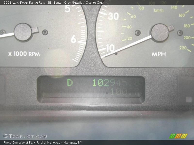Bonatti Grey Metallic / Granite Grey 2001 Land Rover Range Rover SE