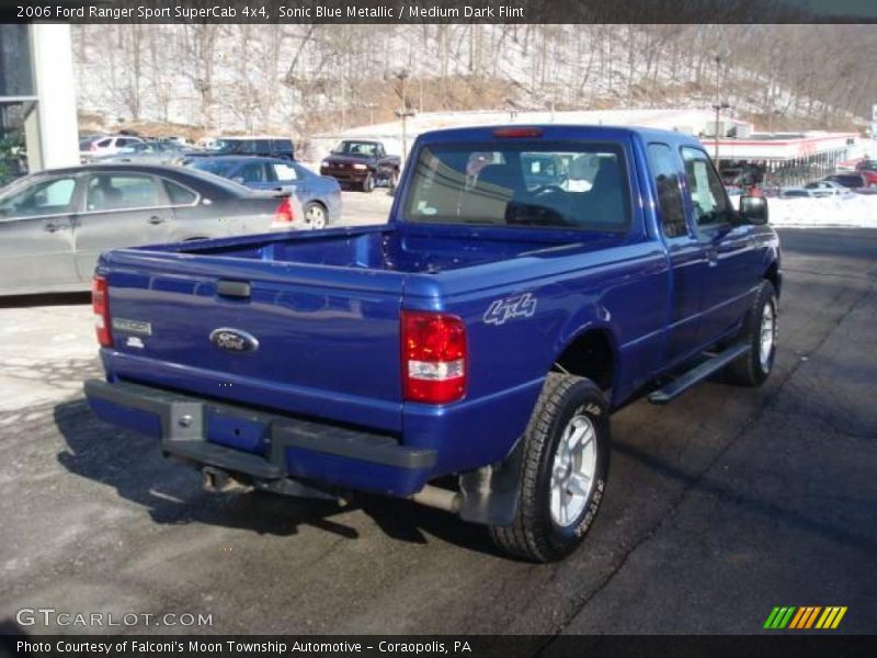 Sonic Blue Metallic / Medium Dark Flint 2006 Ford Ranger Sport SuperCab 4x4