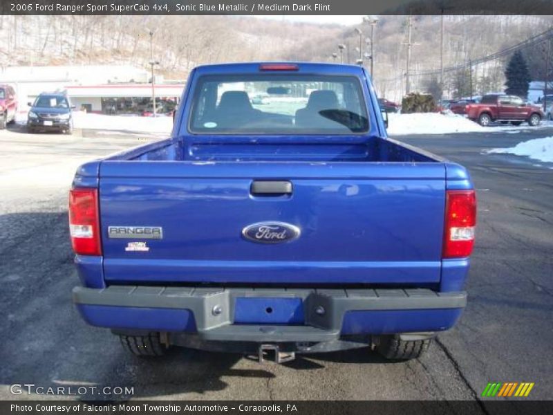 Sonic Blue Metallic / Medium Dark Flint 2006 Ford Ranger Sport SuperCab 4x4