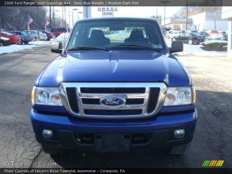 Sonic Blue Metallic / Medium Dark Flint 2006 Ford Ranger Sport SuperCab 4x4