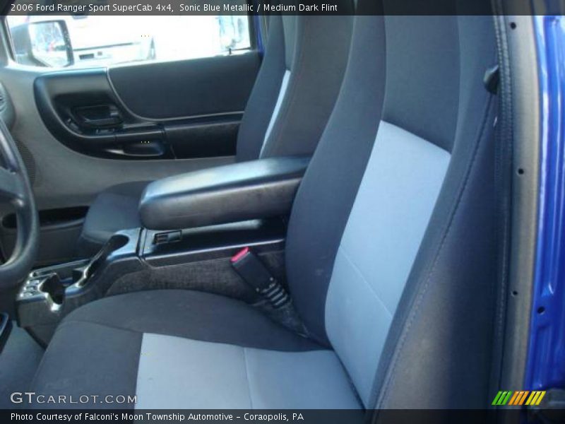 Sonic Blue Metallic / Medium Dark Flint 2006 Ford Ranger Sport SuperCab 4x4